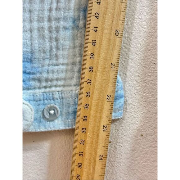 Urban Outfitters Mya Blue Stripe Button-Through Jumpsuit Romper Women’s XS - Picture 16 of 16